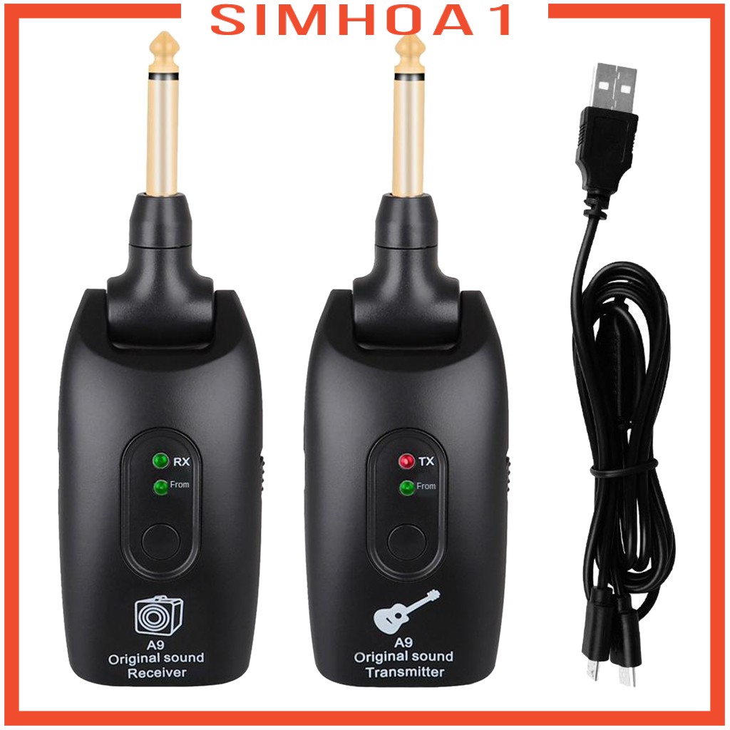Bộ Thu Phát Tín Hiệu Đàn Ghi Ta Không Dây 2.4ghz Simhoa1