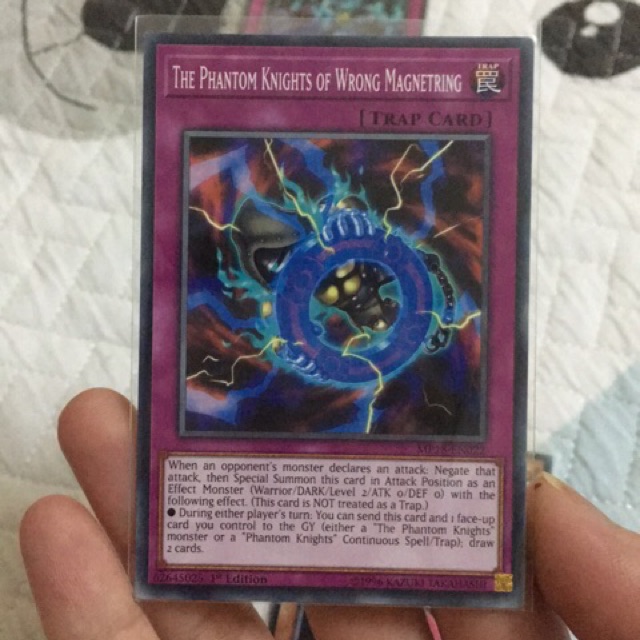 Thẻ bài Yugioh! THE PHANTOM KNIGHTS OF WRONG MAGNETRING (Real Card)