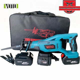 Máy Cưa Kiếm Dùng Pin VOTO Dùng Chân Makita 4CM 21V Động Cơ 775 Sắt,Gỗ,Nhựa...