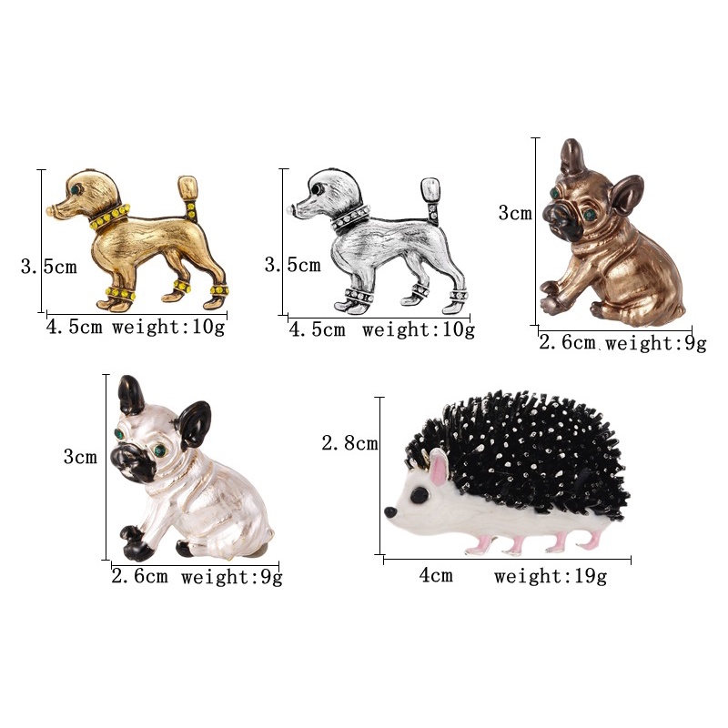 Huy Hiệu Cài Áo Hình Mèo / Thỏ / Hươu / Mèo Bằng Hợp Kim Tráng Men Thời Trang Sáng Tạo Dành Cho Nam Và Nữ