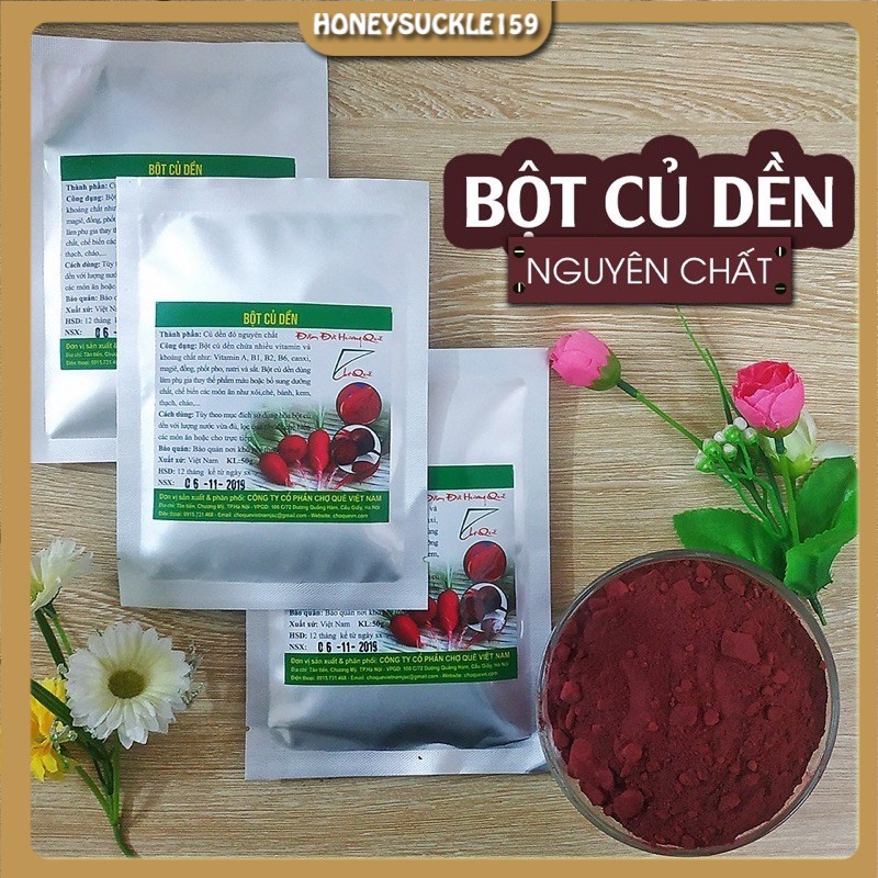 BỘT CỦ DỀN NGUYÊN CHẤT TẠO MẦU TỰ NHIÊN  GÓI 10G