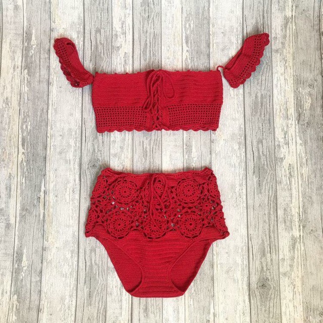 Áo bikini len  bánh bèo | BigBuy360 - bigbuy360.vn