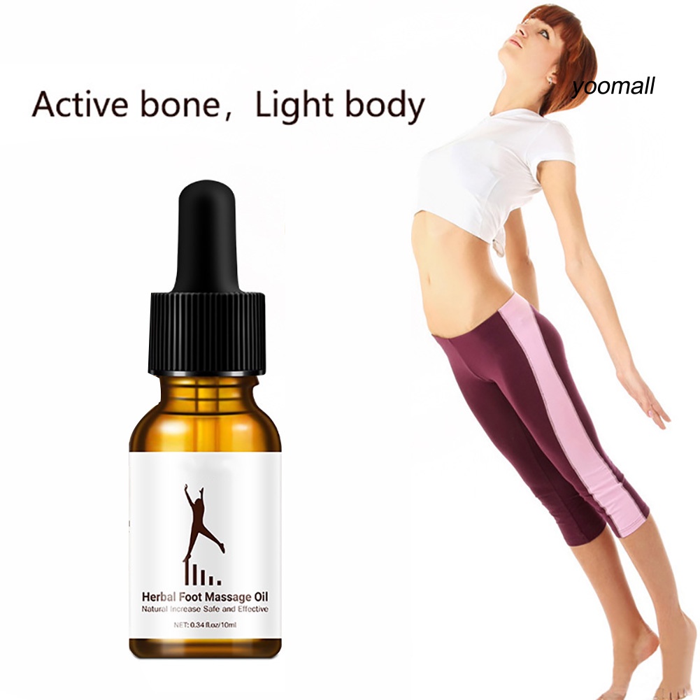 [Hàng mới về] Dầu Mát Xa Bàn Chân 10ml Hỗ Trợ Tăng Chiều Cao Tiện Dụng