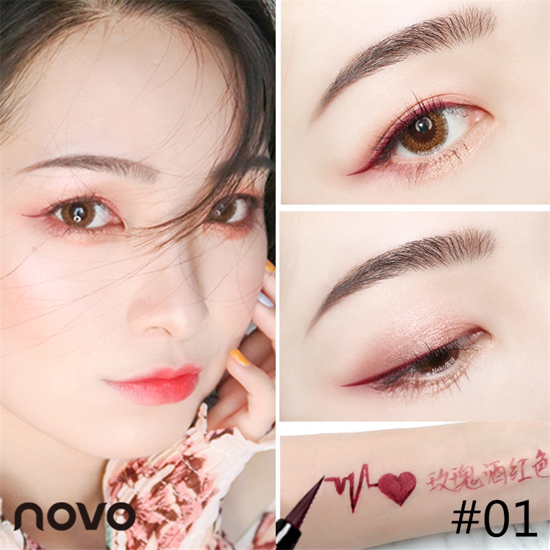 COD+Bút kẻ mắt NOVO 6 màu chống nhòe nhanh khô siêu mượt | BigBuy360 - bigbuy360.vn