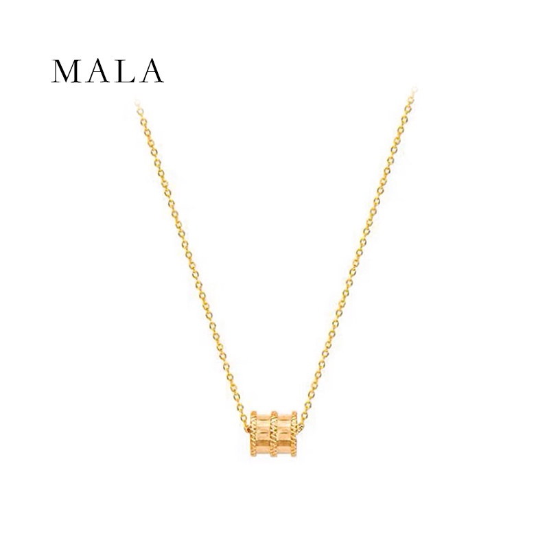 Vòng cổ MAYEBE LAVEND Thép Titan Mạ Vàng 18K Đơn Giản Phong Cách Hàn Quốc