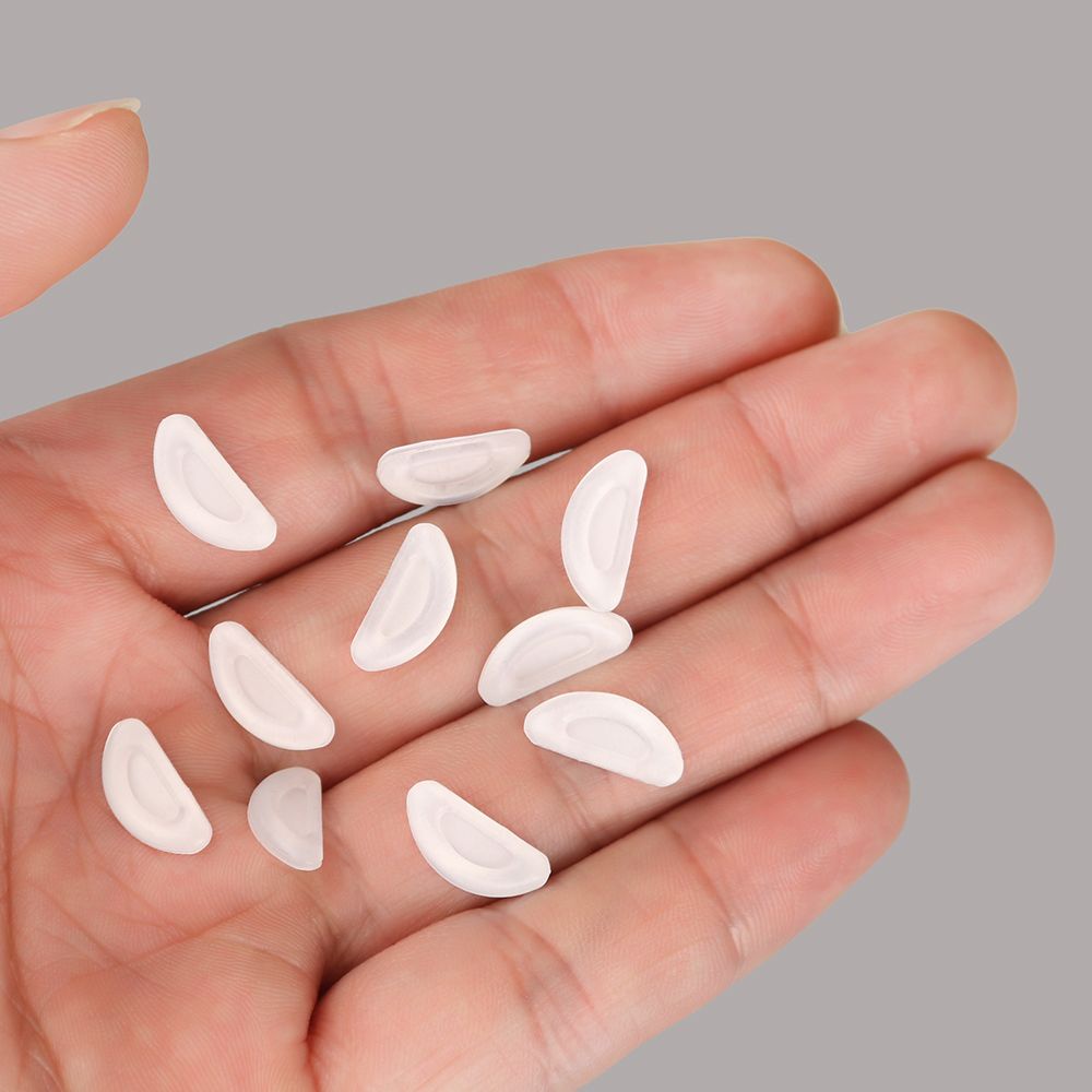 Set 5 Cặp Đệm Mũi Mắt Kính Bằng Silicone Mỏng Thoải Mái Chống Trượt Thời Trang