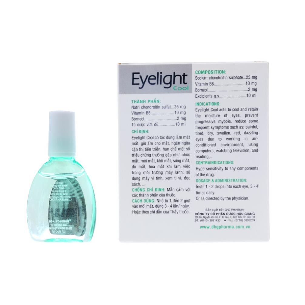 Dung dịch nhỏ mắt Eyelight cool cho đôi mắt sáng đẹp khỏe mạnh