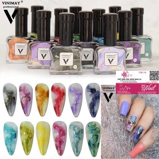Sét Loang Cồn Vinimay Mẫu Mới 12 Màu Loang Cực Đẹp, Màu Loang Chuẩn