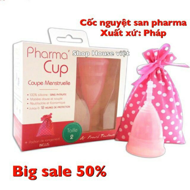 Cốc nguyệt san Pharma chuẩn France