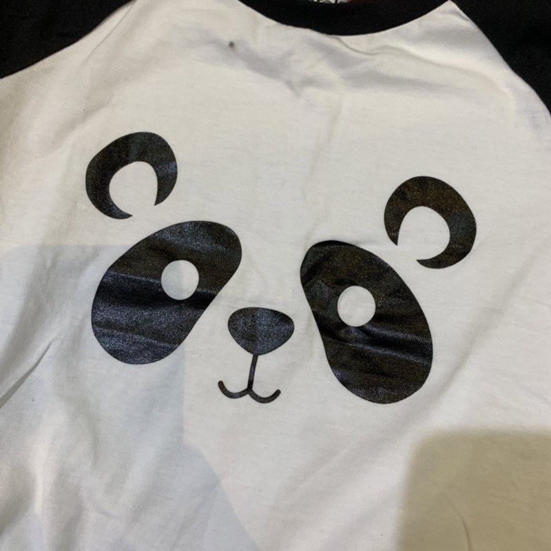 Áo cotton thu đông bé gái, màu trắng, tay phối raglan, hàng dư