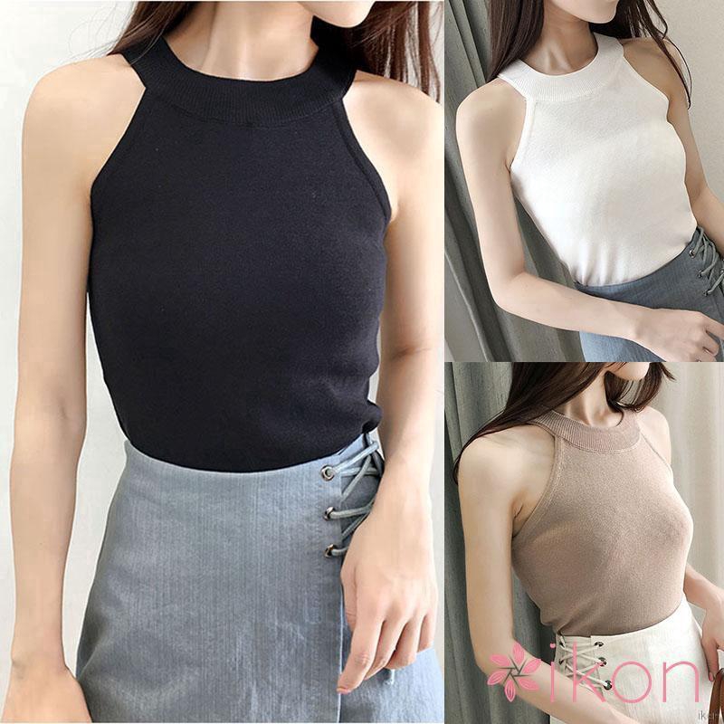 Áo len không tay màu trơn thời trang cho nữ | BigBuy360 - bigbuy360.vn