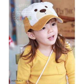 Nón kết hình gấu con cho bé