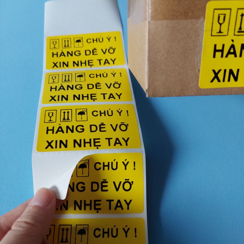 100 Tem Decal Tích Keo Hàng Dễ Vỡ