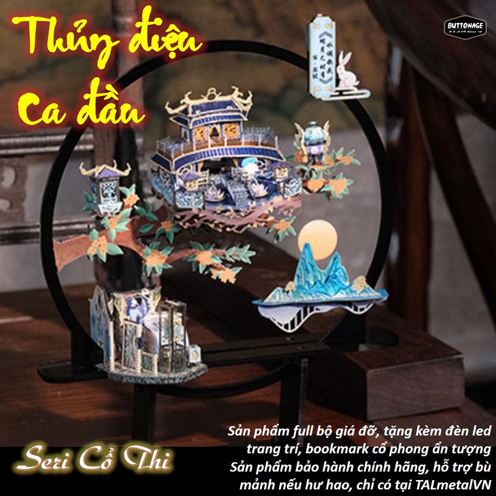 Mô Hình Lắp Ráp 3d Seri Thơ Họa