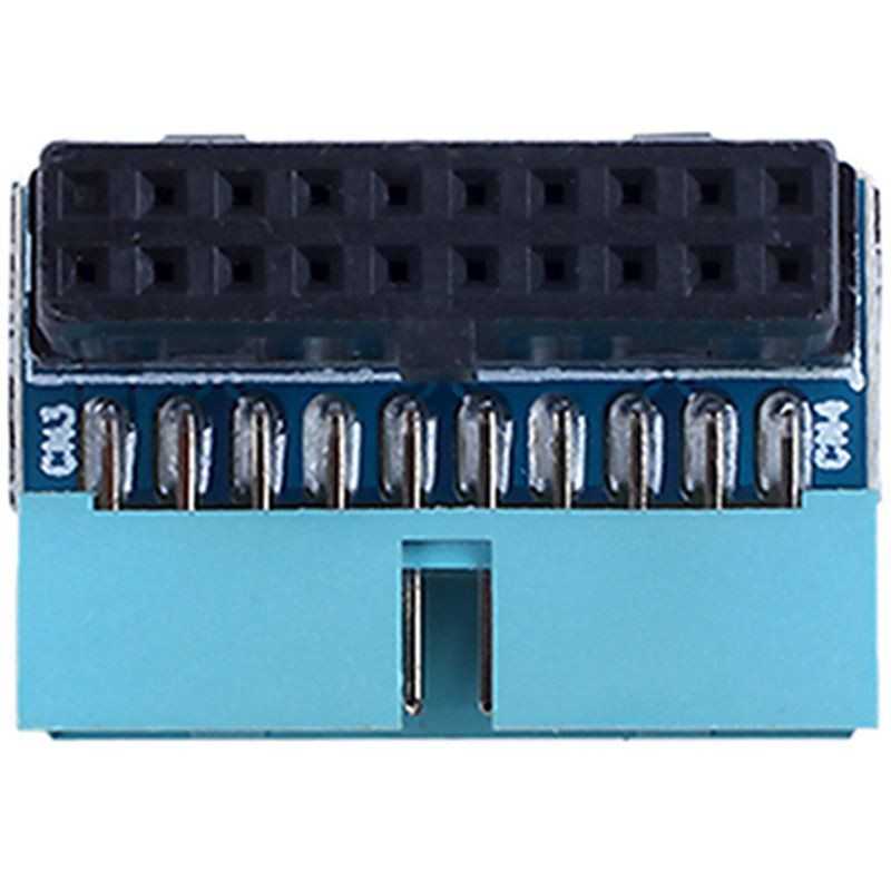 Đầu Chuyển Đổi Usb 3.0 20pin Đực Sang Cái 90 Độ Cái Cho Bo Mạch Chủ | BigBuy360 - bigbuy360.vn