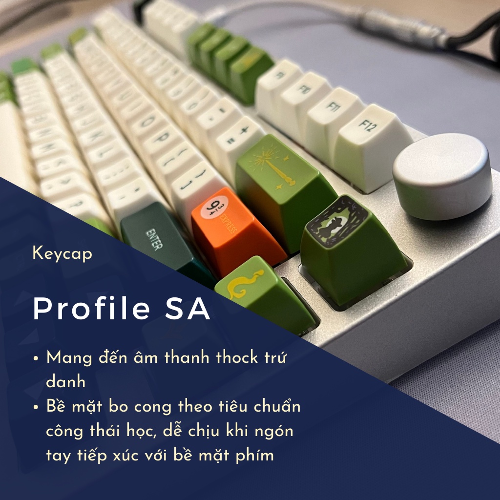 Bộ keycap SA Harry Potter Snake | Nút bàn phím cơ | Profile SA - Kicap