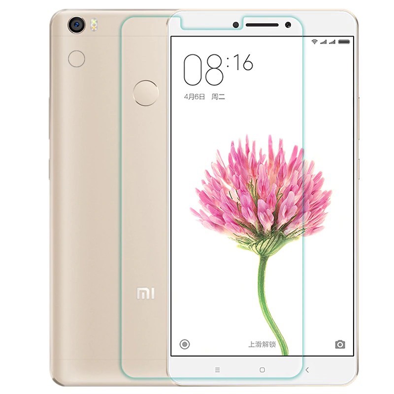 Kính cường lực 2.5D Xiaomi Mi Max trong suốt mài cạnh tặng kèm giấy lau