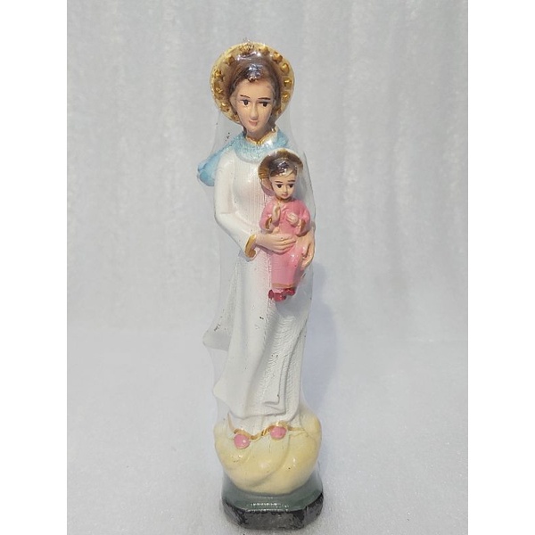 Tượng công giáo - Đồng Giá Tượng Đức Mẹ La Vang,  Đức Mẹ Áo Dài mini 12cm