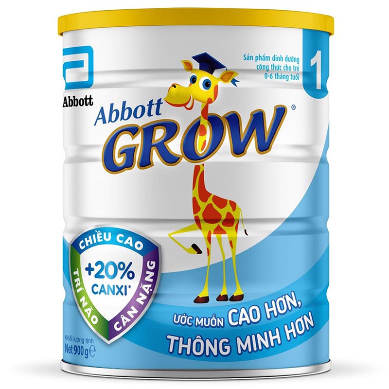 [Chính hãng] Sữa Bột Abbott Grow 1 - 900g