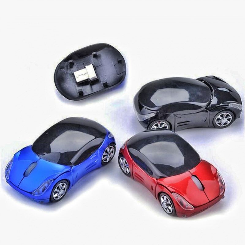 Chuột không dây 3 phím thiết kế hình xe ôtô _Chuột máy tính độc đáo