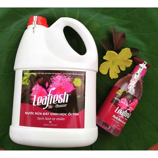 Nước Rửa Chén Sinh Học Ổi Tím Leafresh 4L