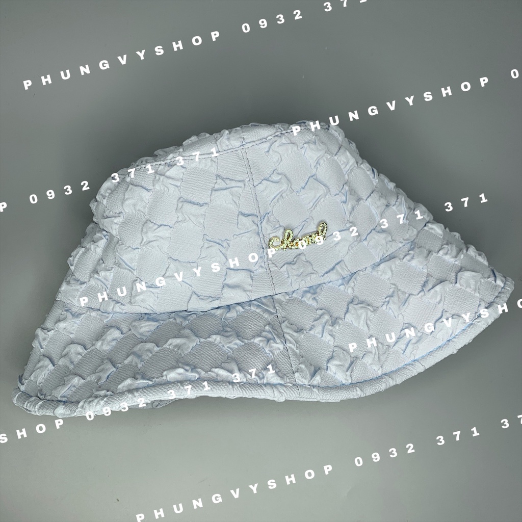 Mũ bucket tai bèo basic unisex nam nữ - BO XỐP LOGO SAT / CHÀ NÈO /  ĐỂ LỆCH - nón tai bèo vành