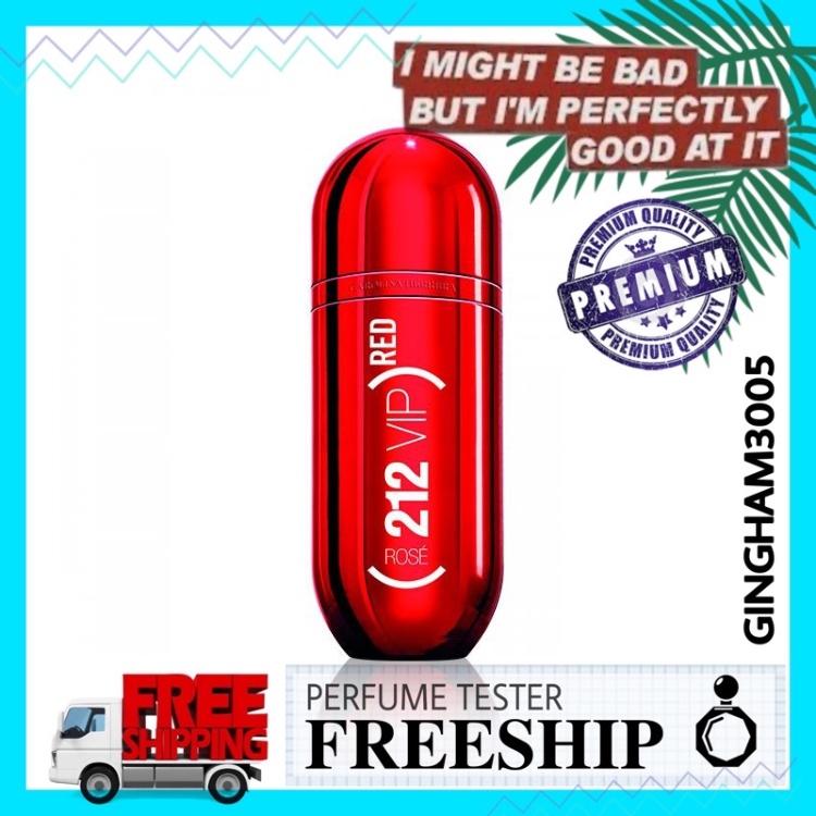 ✦GH✦ Nước hoa nữ 212 VIP Rosé Red 10ml (5ml/10ml/20ml) ®️
