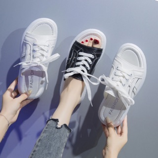 (Order) Giày sục thể thao hở mũi [VIDEO+ ẢNH THẬT]