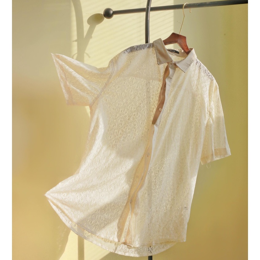 Áo Sơ mi lưới họa tiết - Mael - EMBROIDER SHIRT