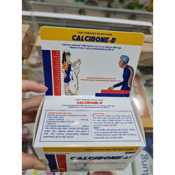 [CHÍNH HÃNG] CALCI BONE D - GIÚP XƯƠNG CHẮC KHỎE, PHÁT TRIỂN CHIỀU CAO