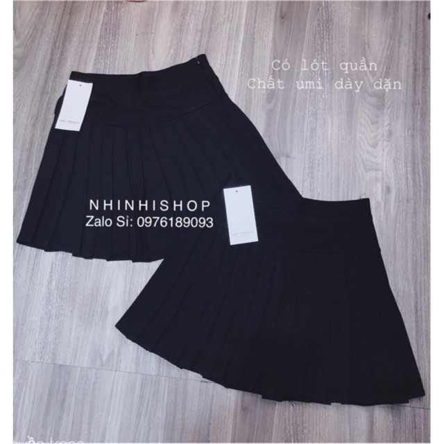 [ Mã WASTRUN4 giảm 10% tối đa 30K đơn 99K] CHÂN VÁY XẾP LY UMI CV1610