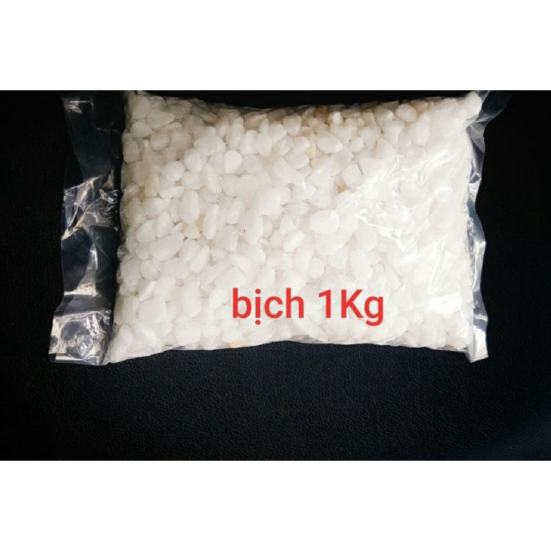 1Kg Sỏi Trắng Tự Nhiên Trang Trí Hồ Cá, Chậu Cây