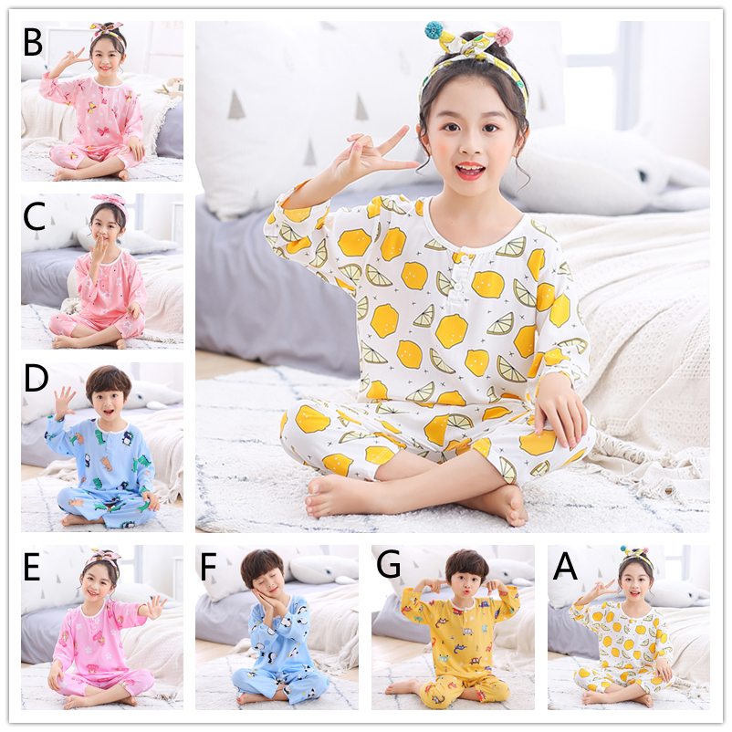 Bộ Đồ Ngủ 2 Món Bằng Cotton Giữ Ấm Cho Bé Gái