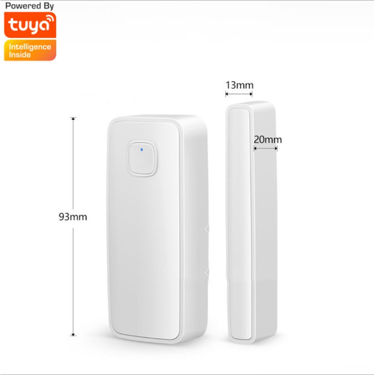 Cảm biến cửa Zigbee + Wifi  hệ Tuya/ Smart Life siêu nhỏ gọn thông minh ( Kèm video + ảnh thật )