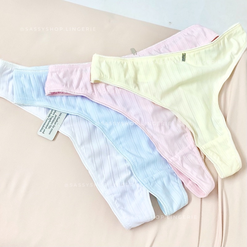 Quần lót nữ lọt khe thun sọc thông thoáng lưng cao gợi cảm COSY cho nữ