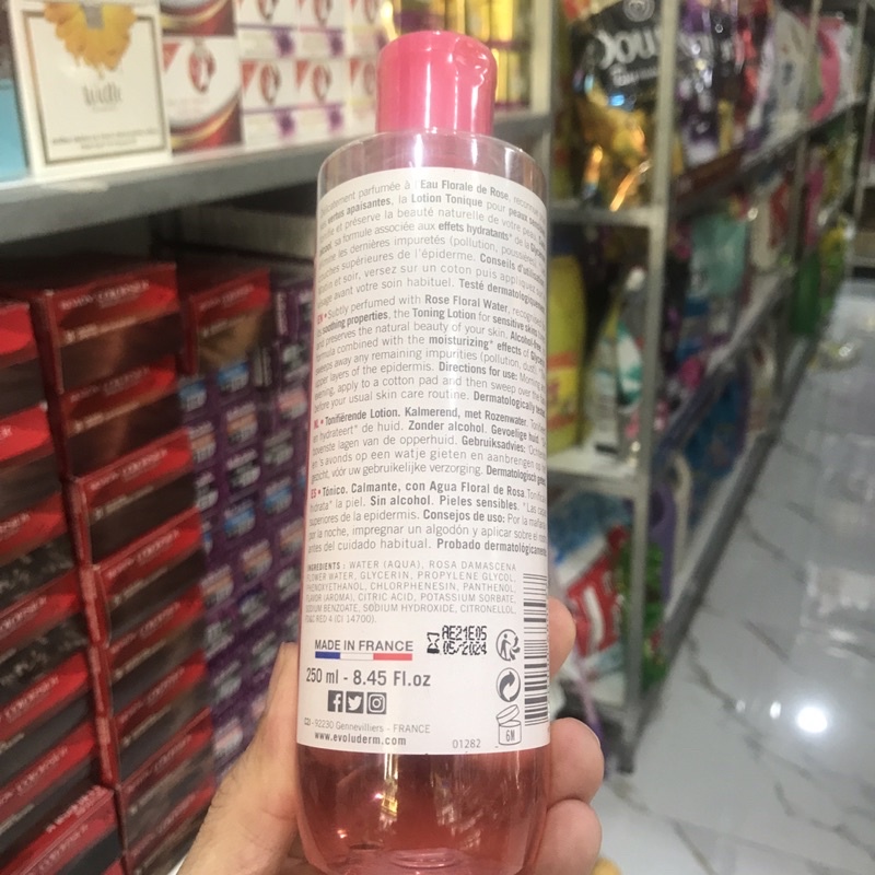 Nước hoa hồng Evoluderm Lotion Tonique 250ml
