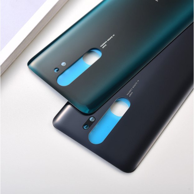 Nắp lưng Xiaomi Redmi Note 8 Pro  - Chất liệu kính - Tặng kèm keo