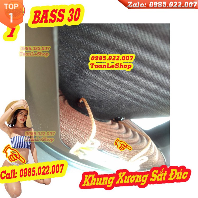 BASS 30 GÂN CAO SU MÀNG SÓNG TỪ 113MM - GIÁ 1 CHIẾC - CHO LOA KÉO HOẶC AMPLI NHỎ - 1216B