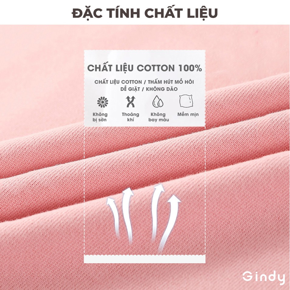 Áo thun tay lỡ form rộng phông nữ vải %100 cotton mát co giãn unisex in hình Aloha cổ tròn basic local brand GINDY A6131