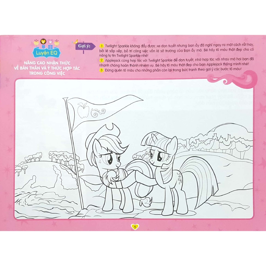 Sách - My Little Pony - Tô Màu Sáng Tạo 4Q: Đôi Bàn Tay Khéo Léo