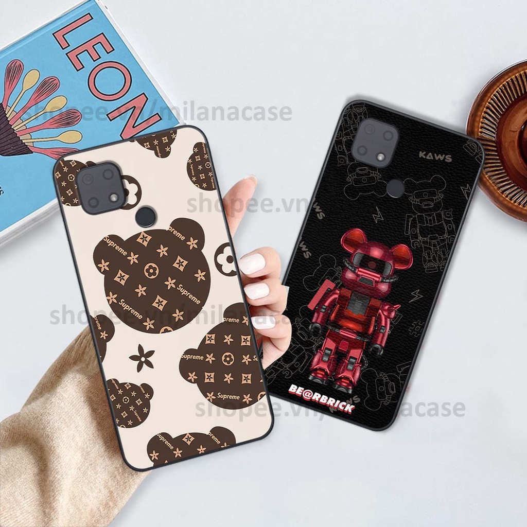Ốp Xiaomi Redmi 10C gấu be@rBrick gấu Teddy Kaws siêu đẹp, phong cách, cá tính