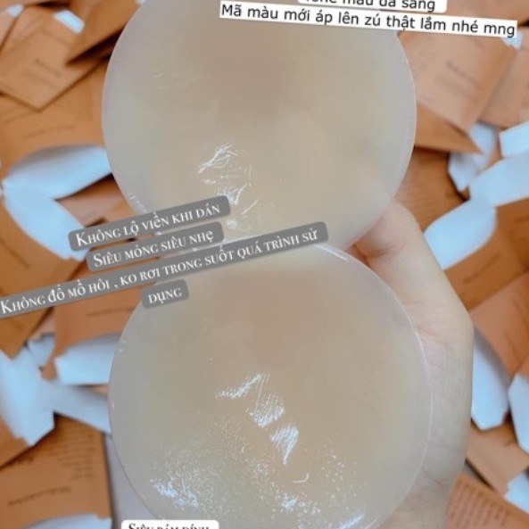 Dán Ngực ⭐ FREESHIP ⭐ Dán Tàn Hình- Dán Ti silicon siêu dính D3233-4444