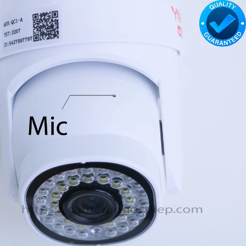 Camera Yoosee PTZ-Camera ngoài trời mẫu siêu mini, 36 led 5.0mpx,xoay 360 độ,chống nước,xem đêm có màu,bảo hành 12 tháng