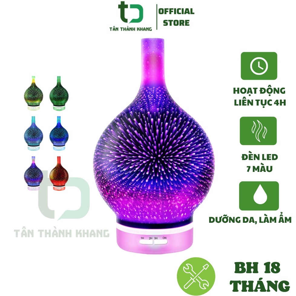 Xã Kho 3 Ngày - Máy Xông Tinh Dầu - Máy Khuếch Tán Tinh Dầu 3d Đẹp Thơ Mộng 100 Ml