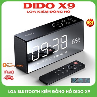 Loa bluetooth DIDO X9 kiêm đồng hồ báo thức,đo nhiệt độ,đài FM