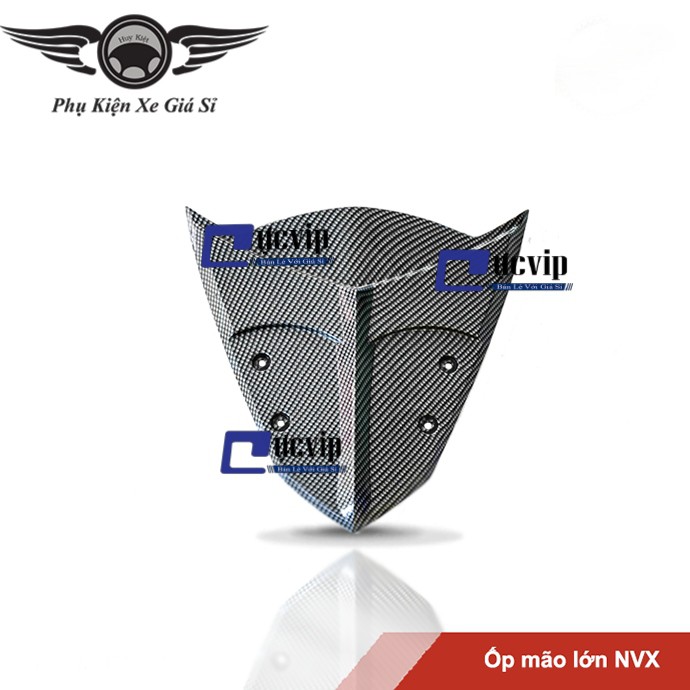 Dùng Cho Xe NVX - Ốp Mão Lớn Carbon