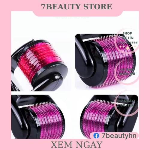 Kim tay tím 540 đầu Derma roller system dùng spa thẫm mỹ viện