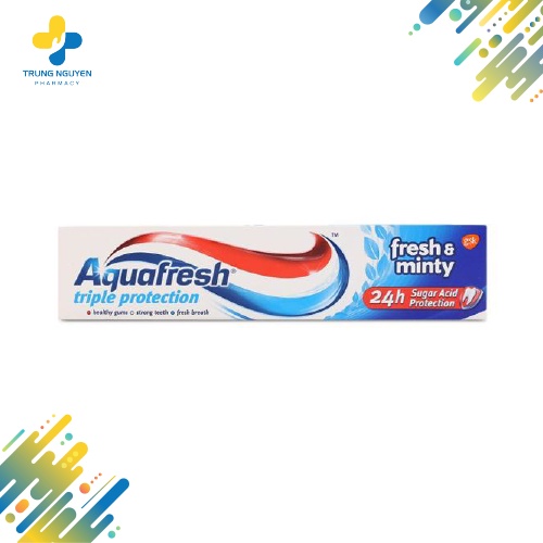 Kem đánh răng Aquafresh Triple Protection Fresh and Minty