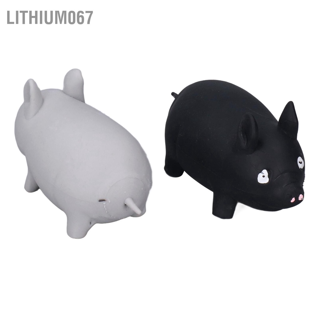 Lithium067 12 cái Heo dễ thương Bóp Đồ chơi Trẻ em Người lớn Mềm mại Đàn hồi Vui nhộn Phim hoạt hình Động vật Giảm Căng thẳng Món quà