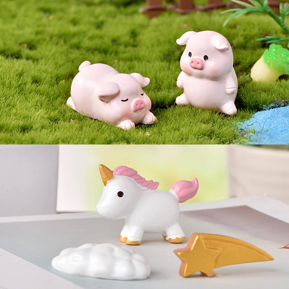 Bộ 3 Tượng Sóc Nhỏ Trang Trí Tiểu Cảnh Bonsai